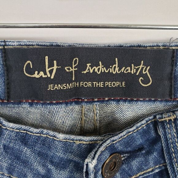 CULT of Individuality Distressed Jeans Size 27 - Picture 3 of 5